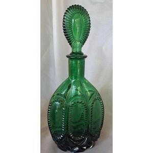 Emploi Green Mardi Gras Genie Bottle Decanter